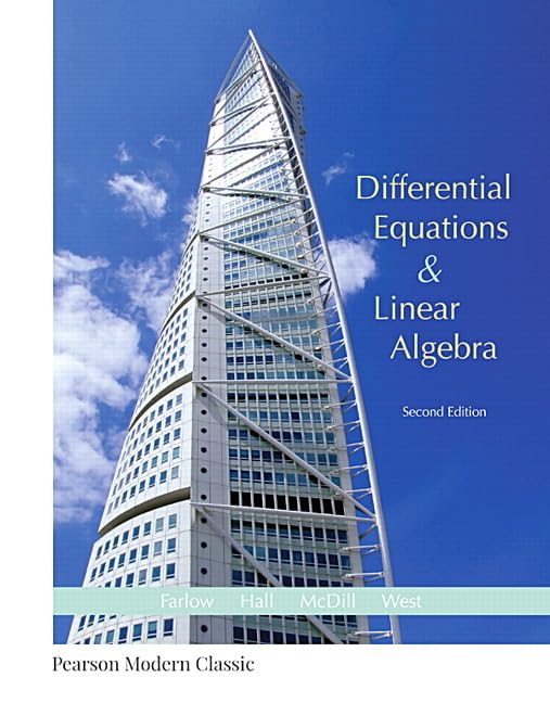 Differential Equations and Linear Algebra (Classic Version) (Pearson Modern Classics for Advanced Mathematics Series)