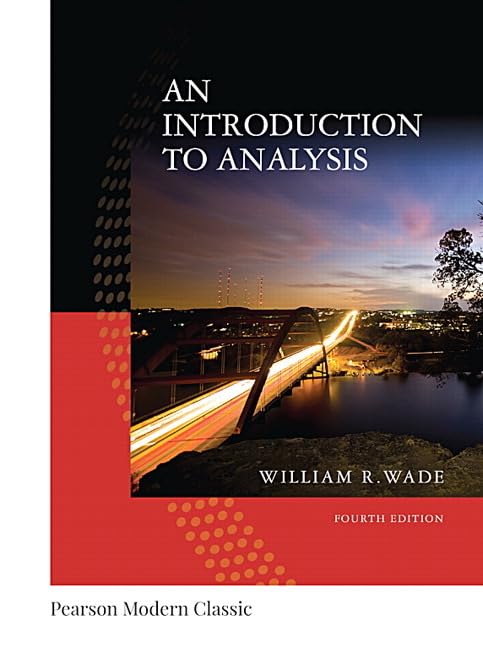 Introduction to Analysis, An (Classic Version) — used book cover