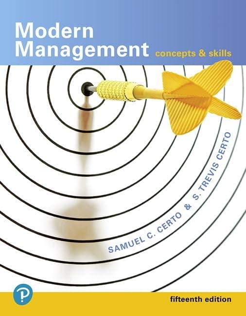 Modern Management: Concepts and Skills (What&