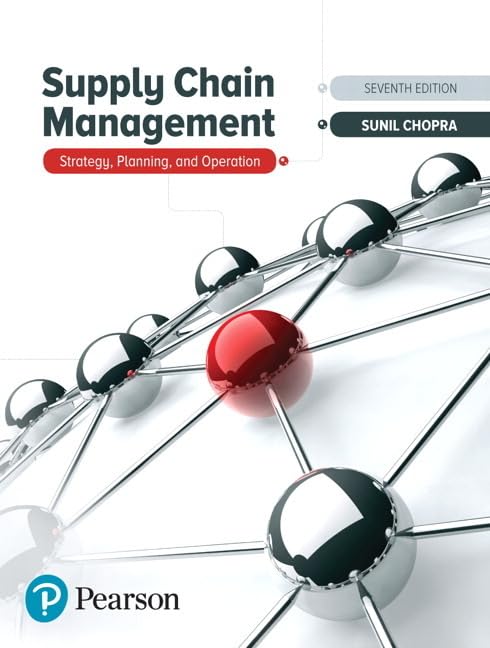 Supply Chain Management: Strategy, Planning, and Operation (What&
