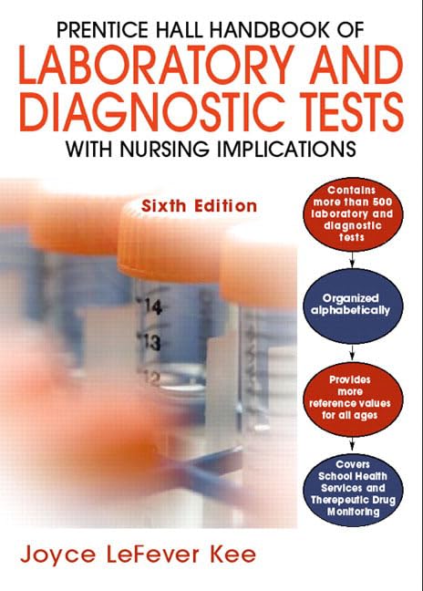 Handbook of Laboratory & Diagnostic Tests with Nursing Applications — used book cover