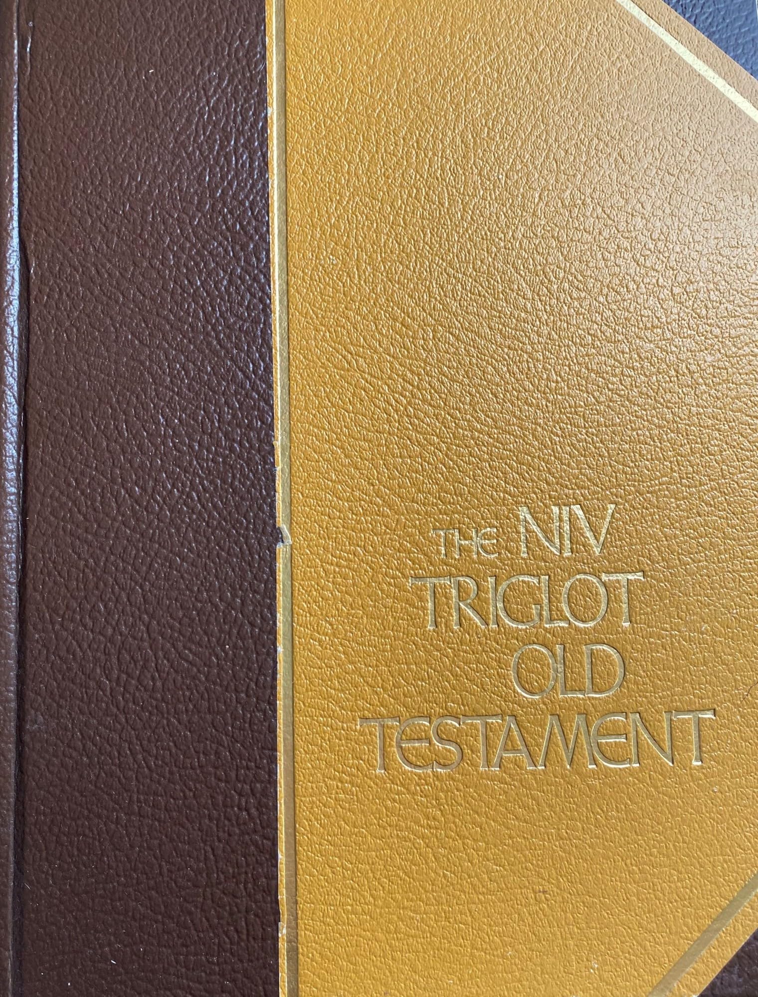 The NIV Triglot Old Testament — used book cover