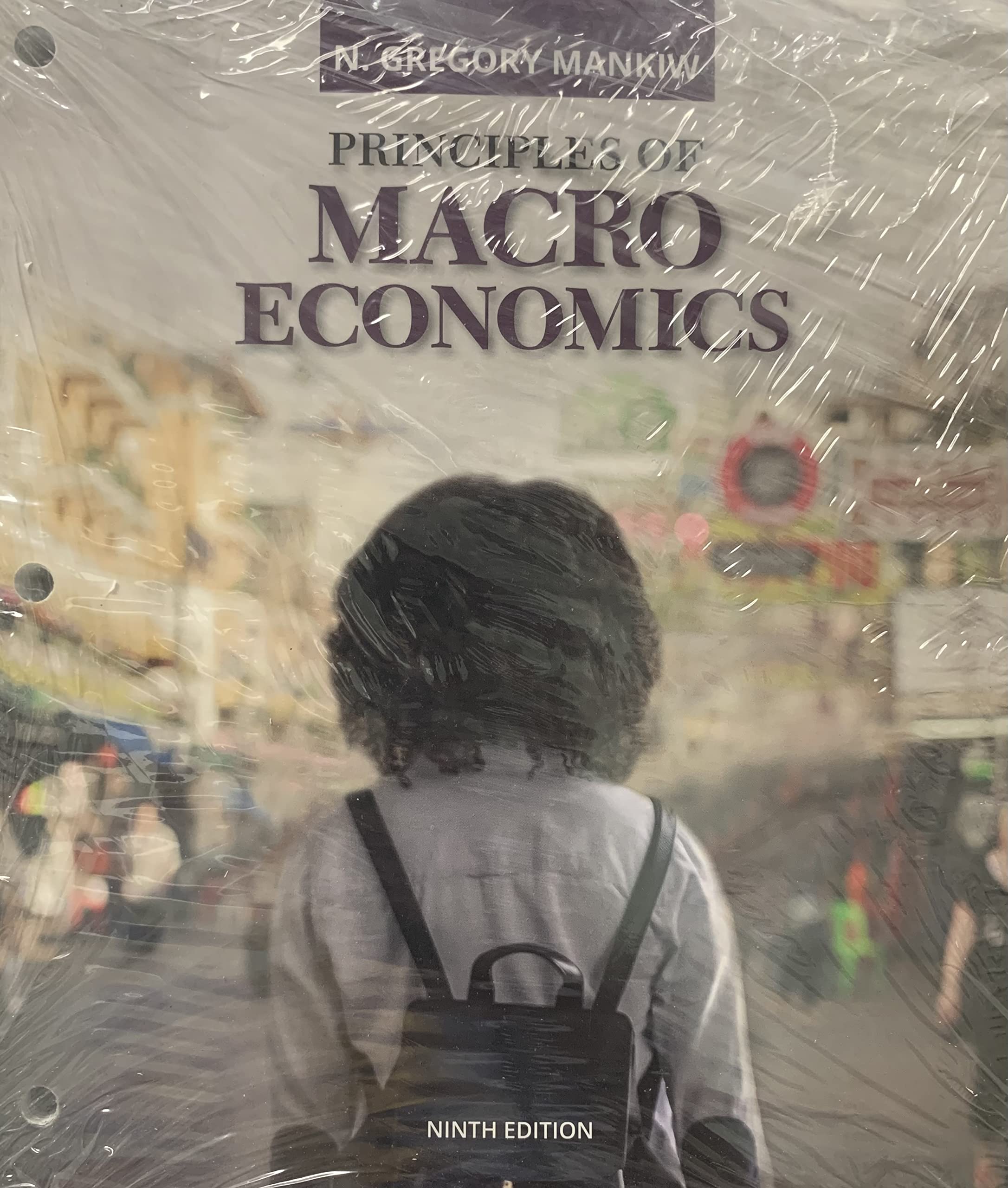 Principles of Macroeconomics 9th Edition — used book cover