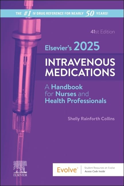 Elsevier’s 2025 Intravenous Medications — used book cover