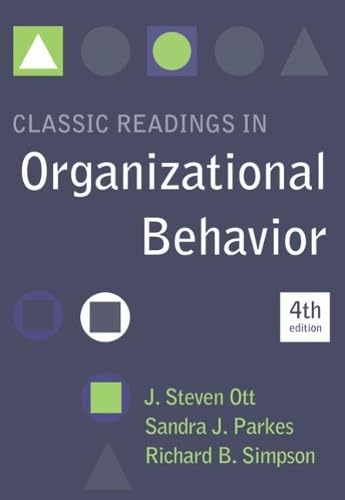 Classic Readings in Organizational Behavior — used book cover