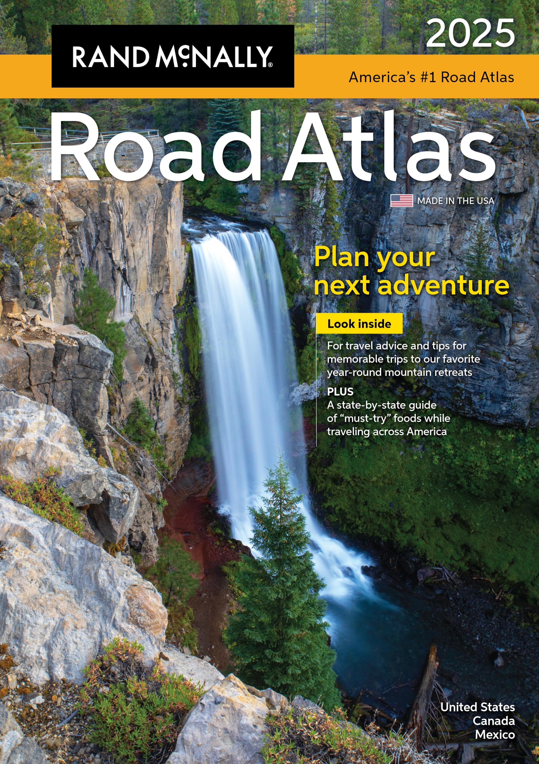 Rand McNally 2025 Road Atlas: United States, Canada, Mexico (Rand McNally Road Atlases)