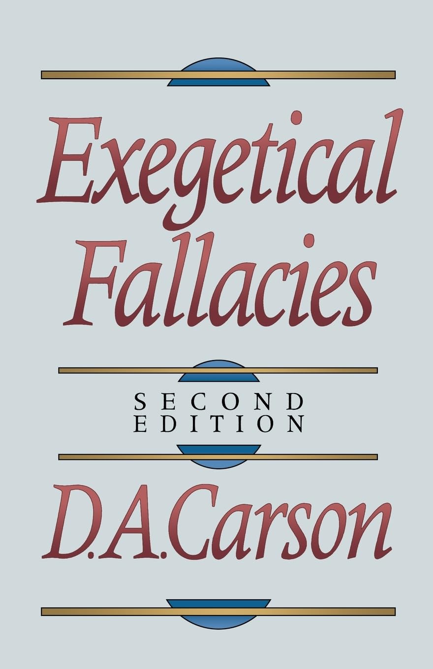 Exegetical Fallacies — used book cover