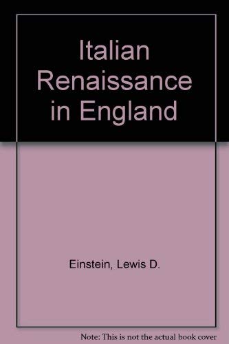 Italian Renaissance in England