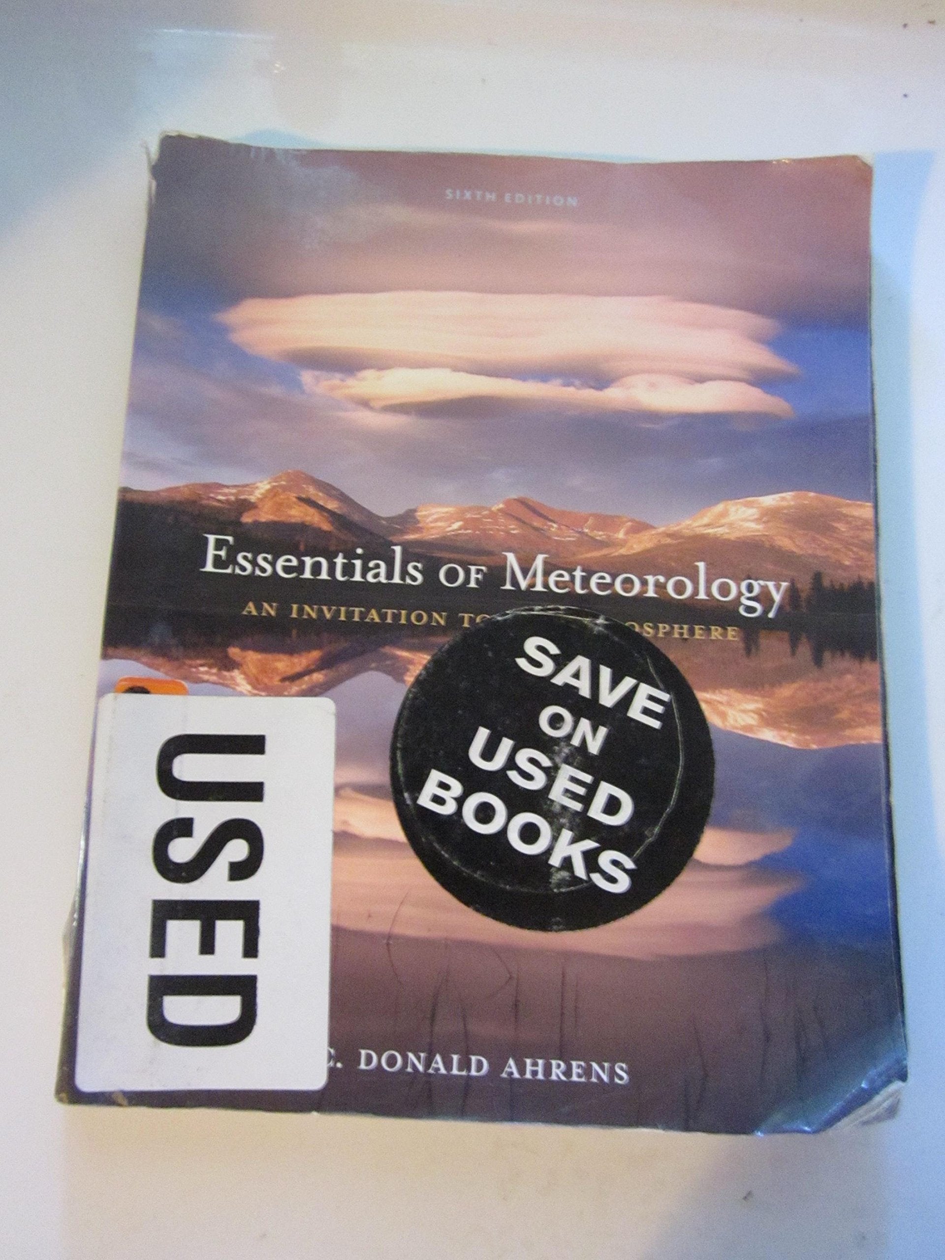 Essentials of Meteorology — used book cover