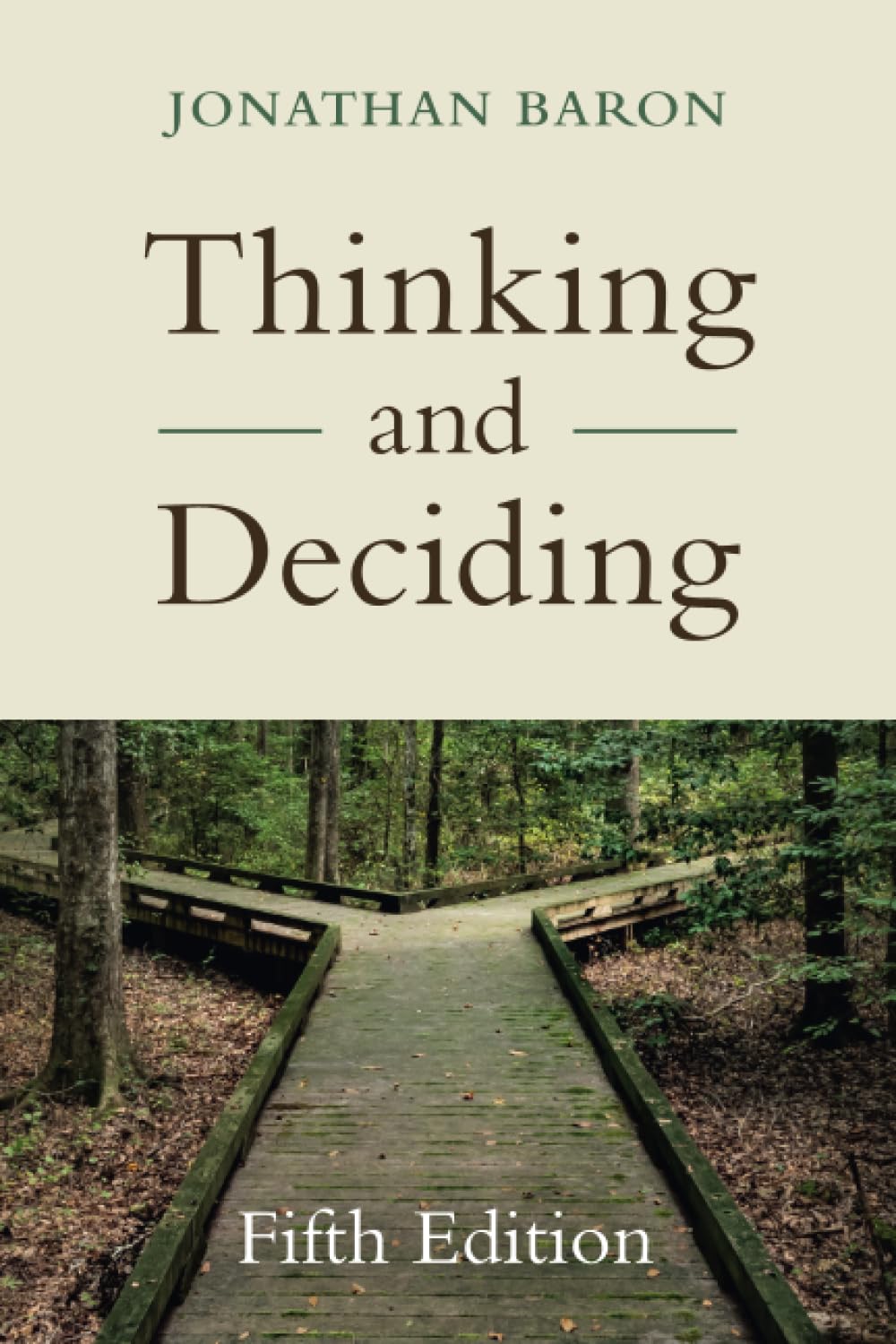 Thinking and Deciding — used book cover