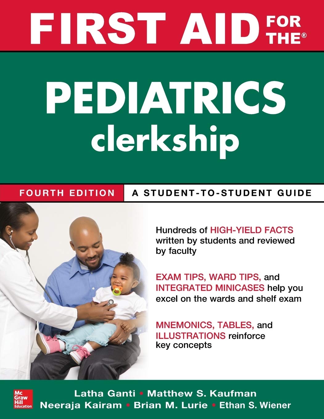 First Aid for the Pediatrics Clerkship, Fourth Edition — used book cover