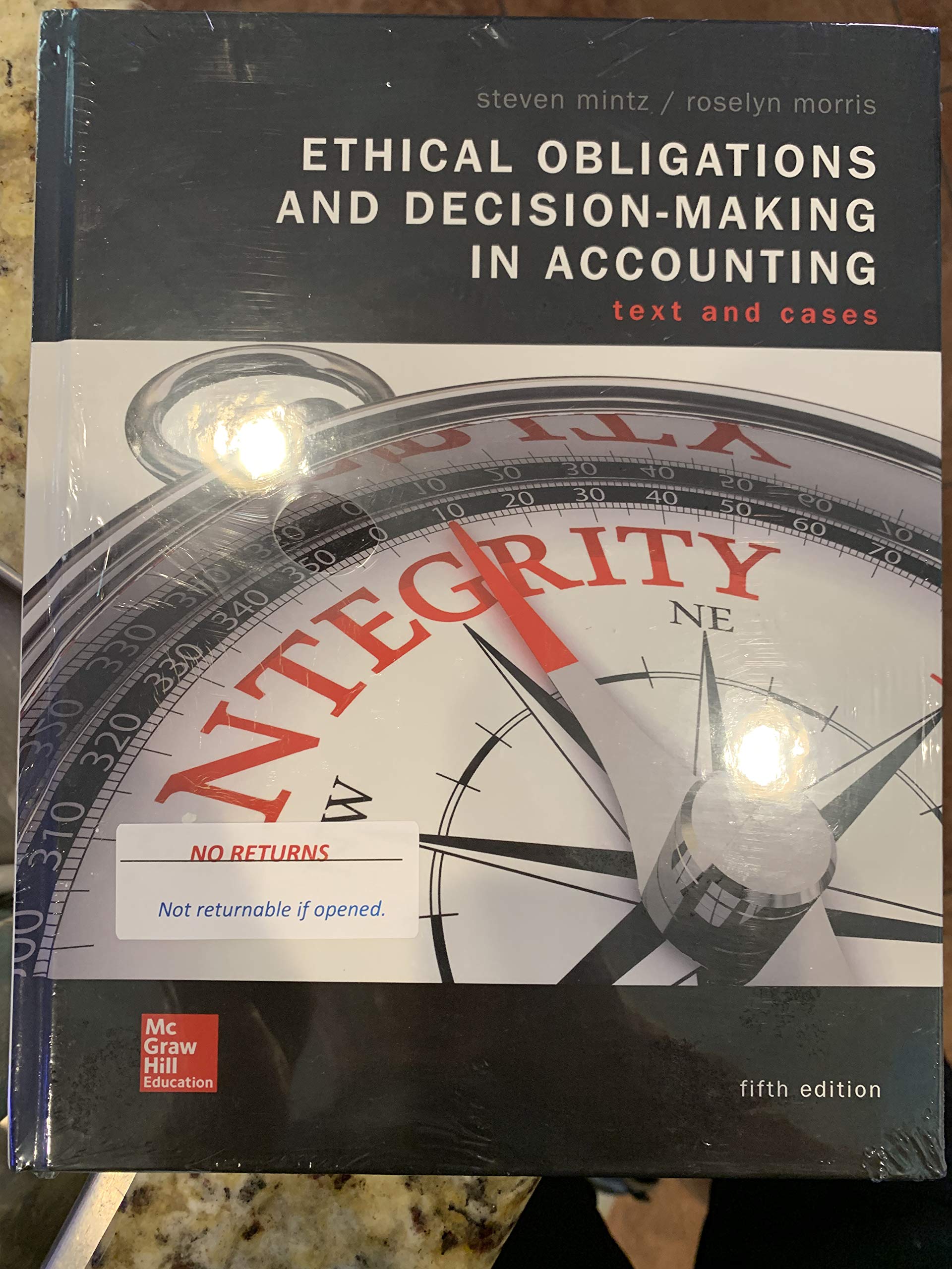 Ethical Obligations and Decision-Making in Accounting — used book cover