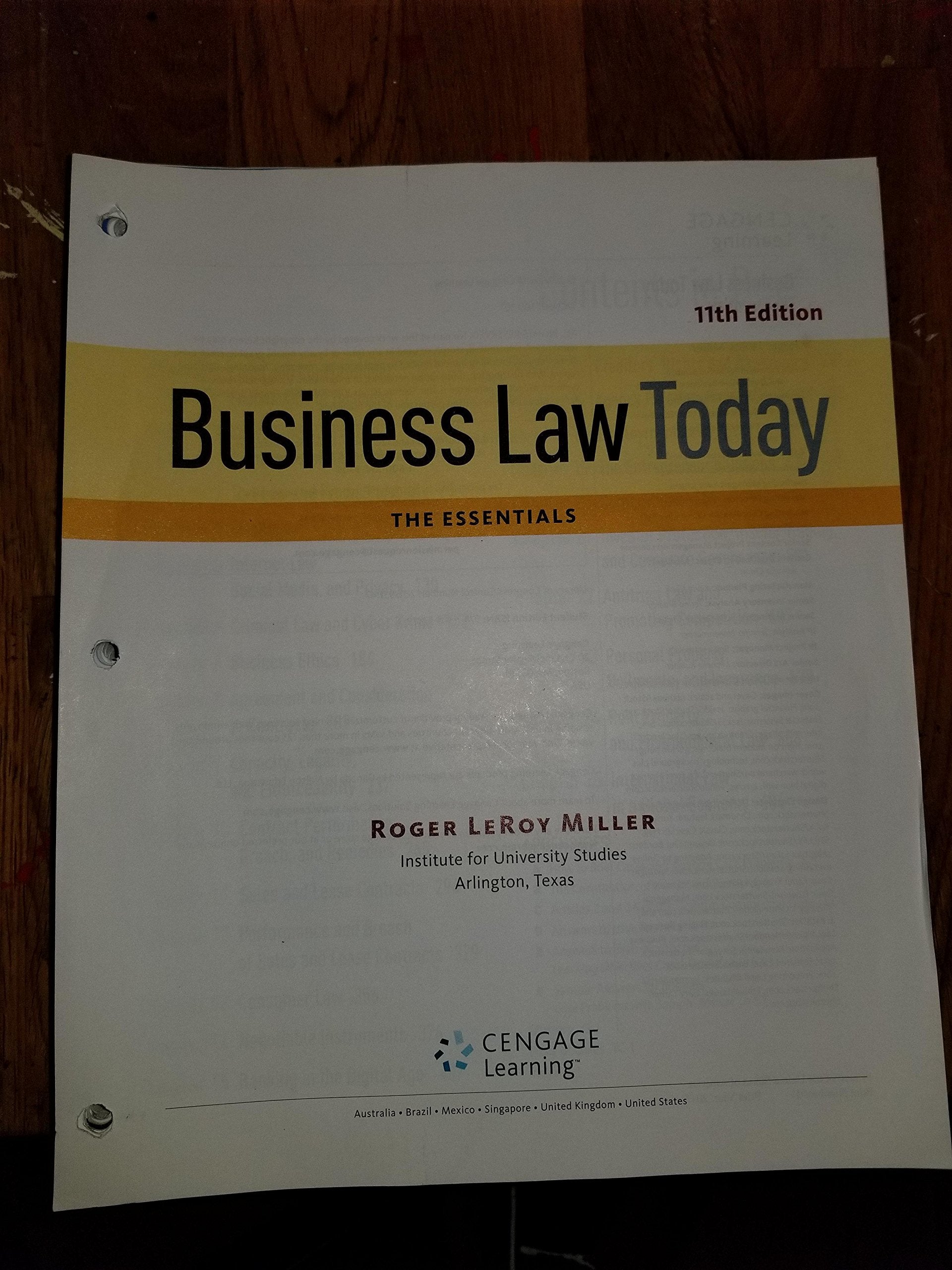 Cengage Advantage Books — used book cover