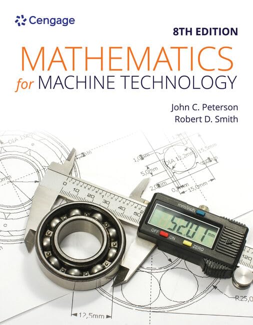 Mathematics for Machine Technology — used book cover
