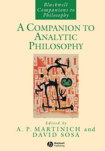 A Companion to Analytic Philosophy — used book cover