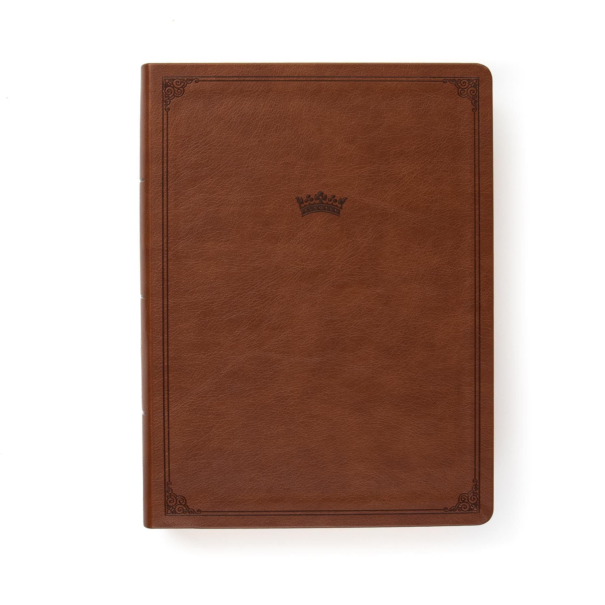 CSB Tony Evans Study Bible, British Tan LeatherTouch, Black Letter, Study Notes and Commentary, Articles, Videos, Charts, Easy-to-Read Bible Serif Type — used book cover