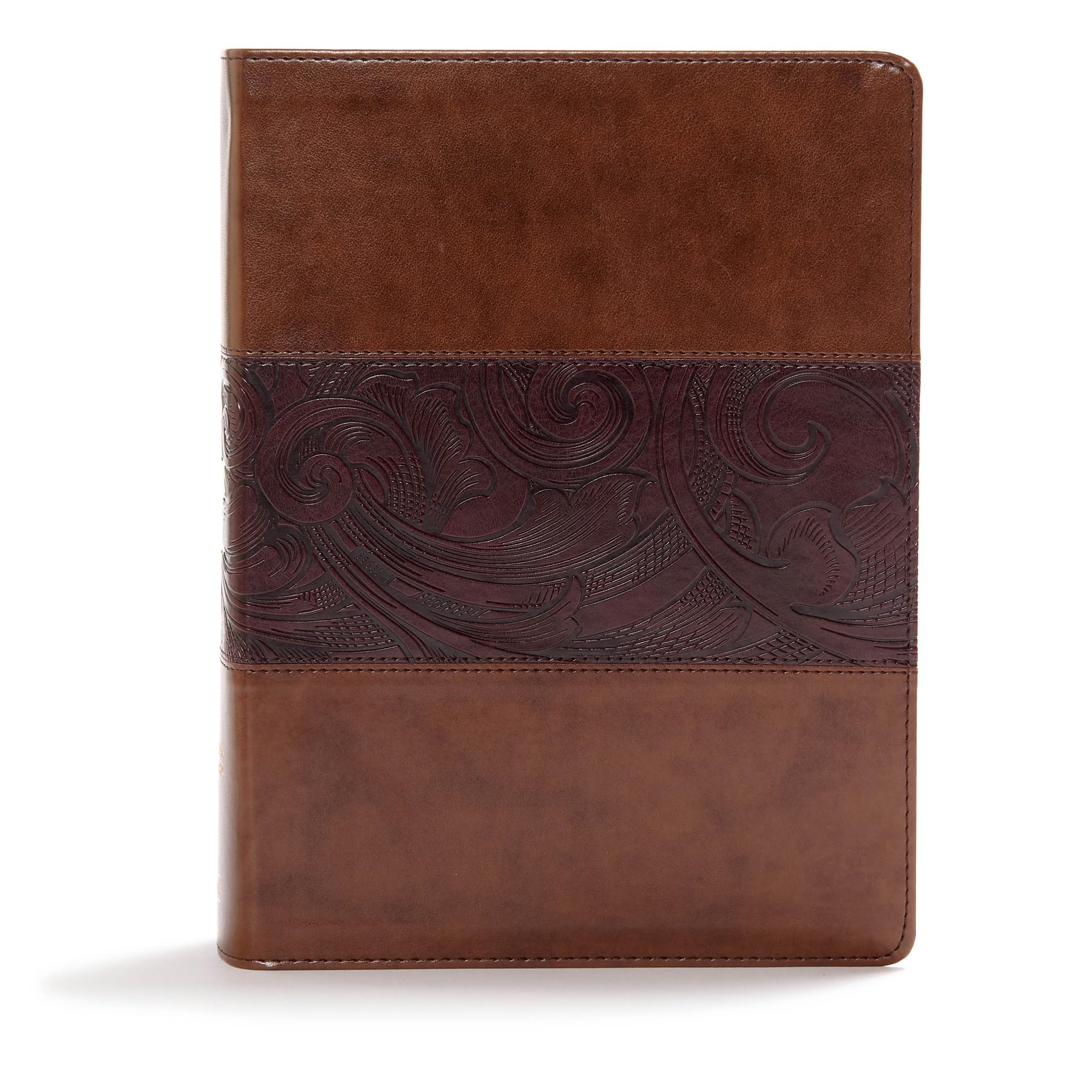 CSB Study Bible, Mahogany LeatherTouch, Red Letter, Study Notes and Commentary, Illustrations, Articles, Word Studies, Outlines, Timelines, Easy-to-Read Bible Serif Type — used book cover