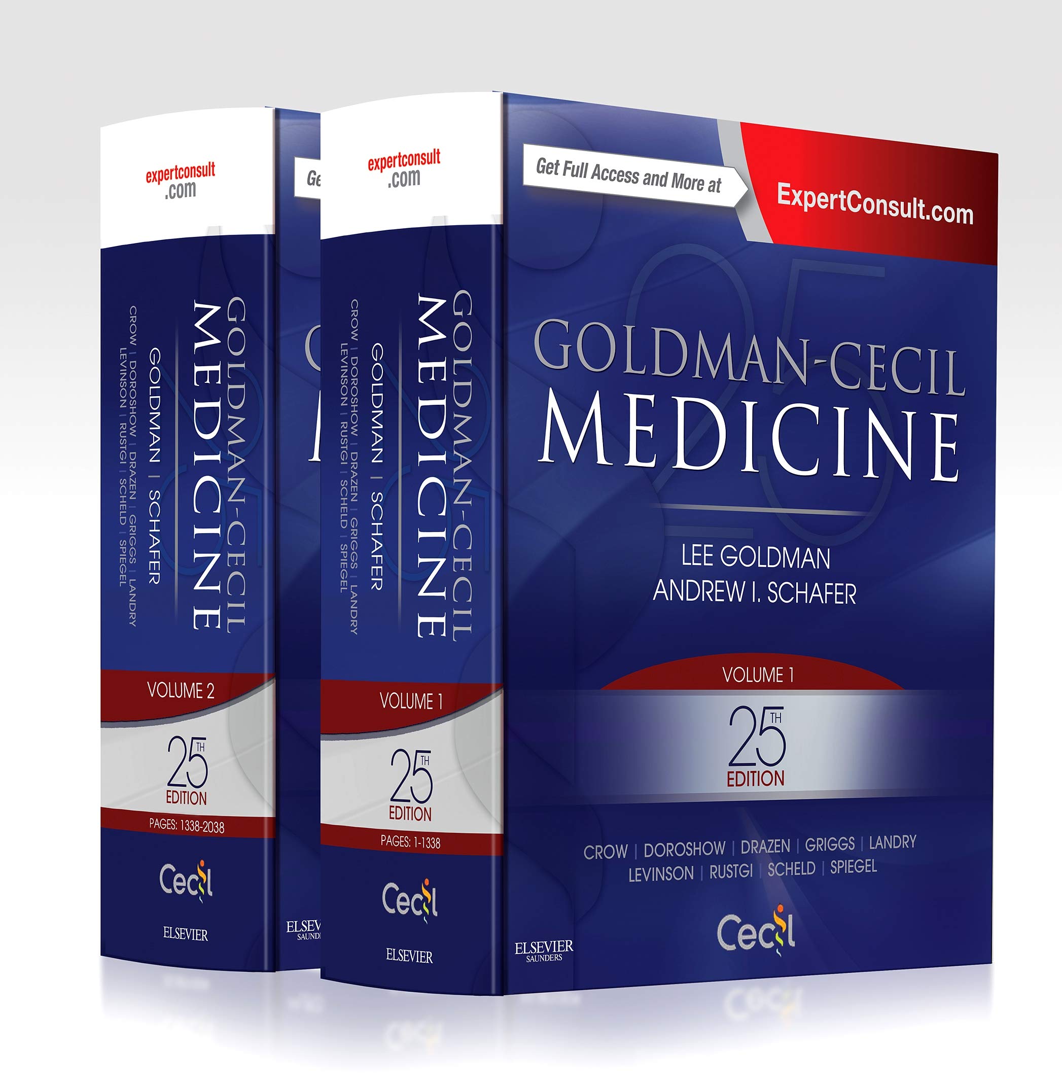 Goldman-Cecil Medicine, 2-Volume Set — used book cover