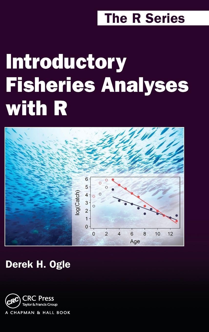 Introductory Fisheries Analyses with R — used book cover