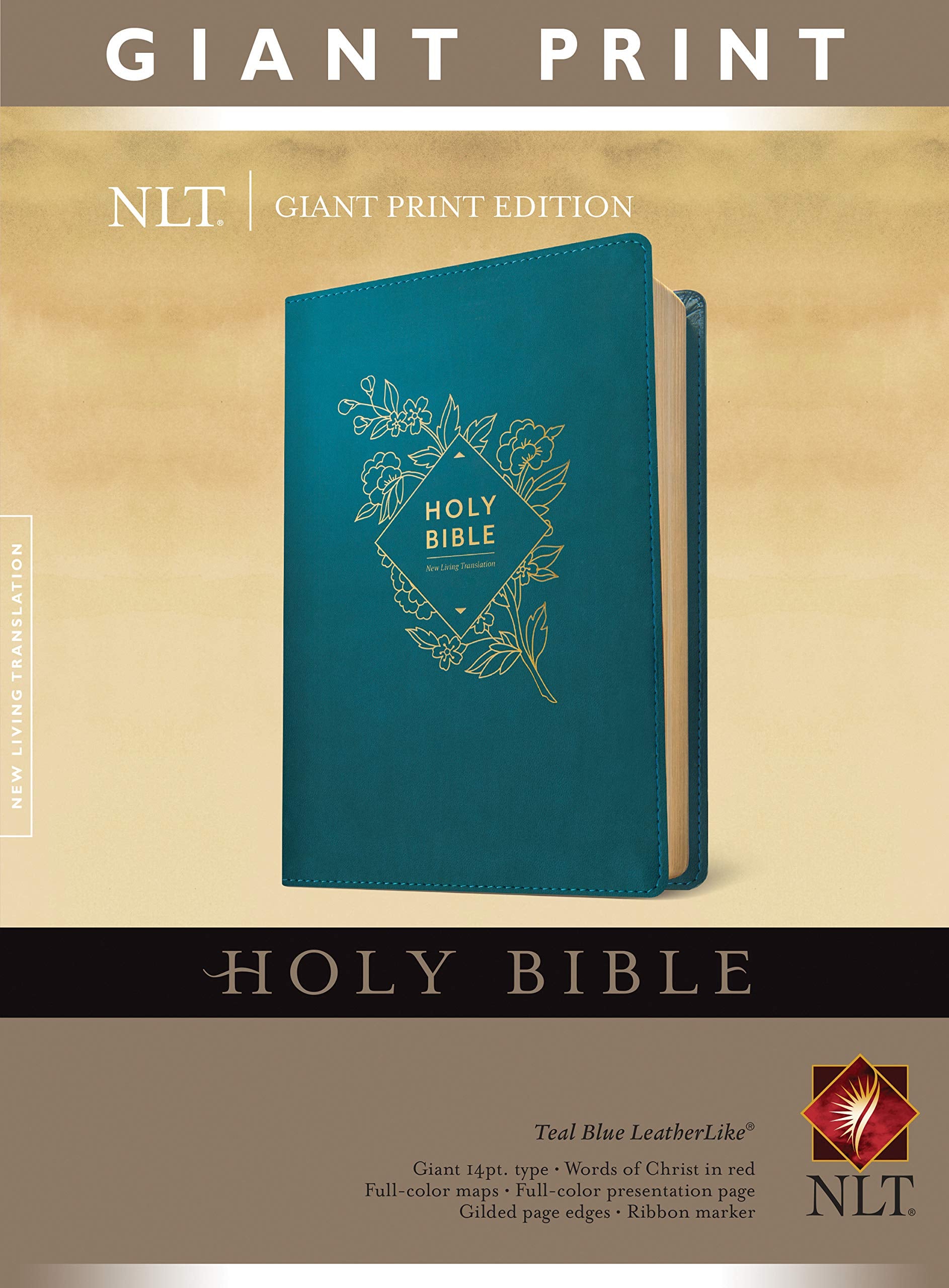 Holy Bible, Giant Print NLT — used book cover