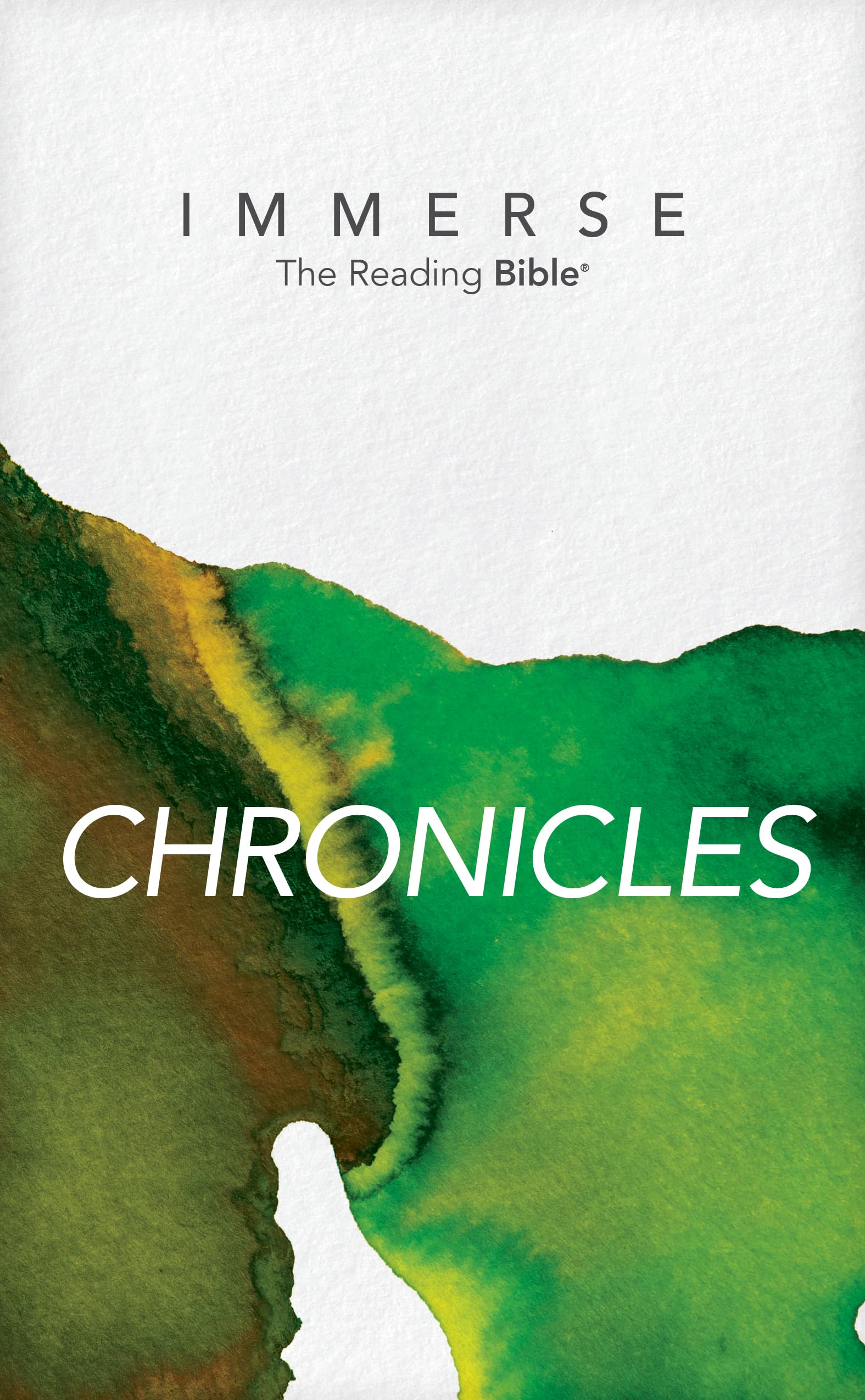 NLT Immerse: The Reading Bible: Chronicles – Read 1 & 2 Chronicles, Ezra, Nehemiah, Esther, and Daniel in the New Living Translation Without Chapter or Verse Numbers — used book cover