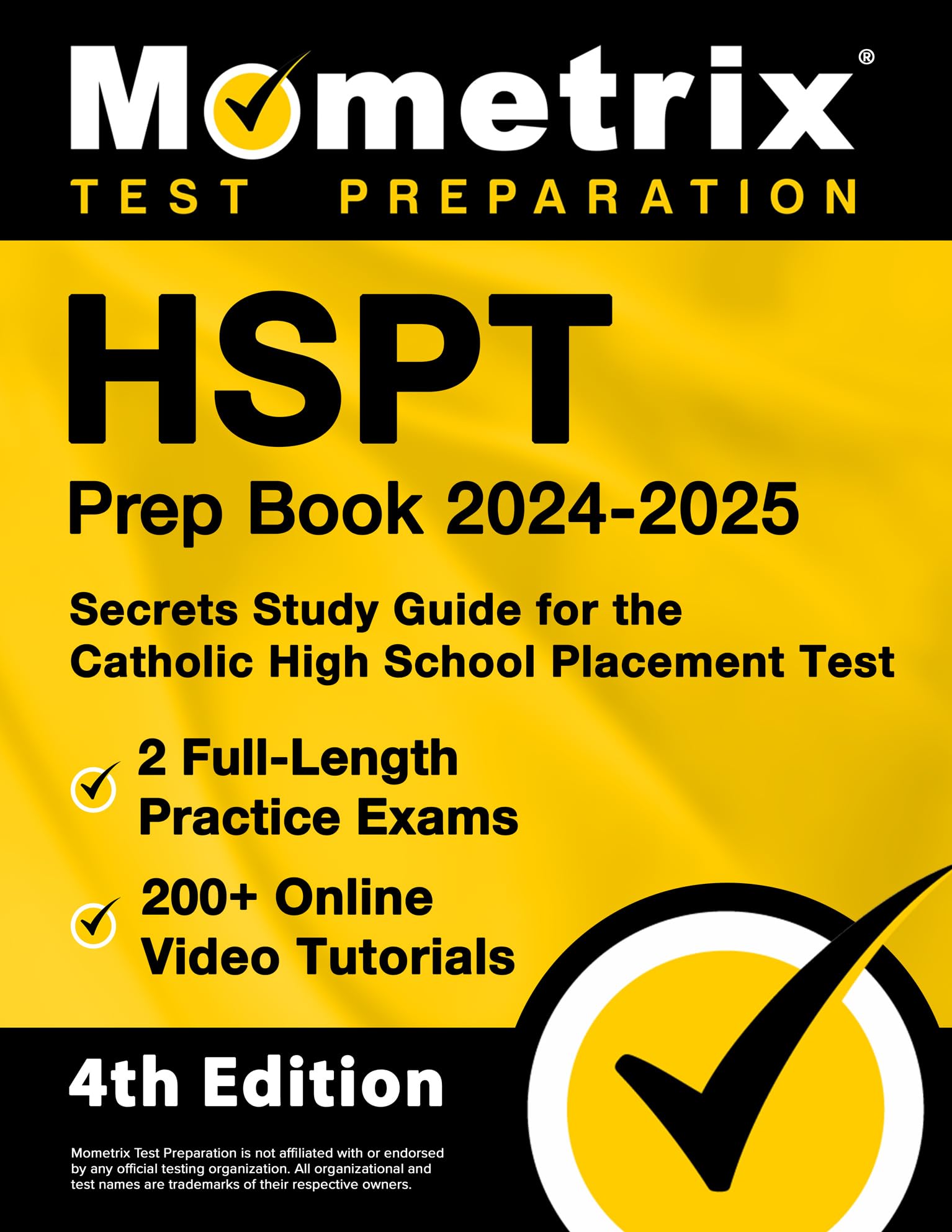 HSPT Prep Book 2024-2025 — used book cover