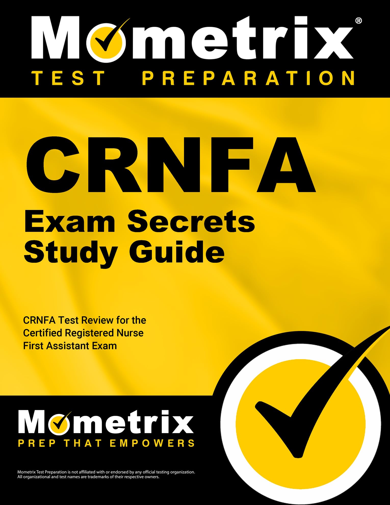 CRNFA Exam Secrets Study Guide — used book cover