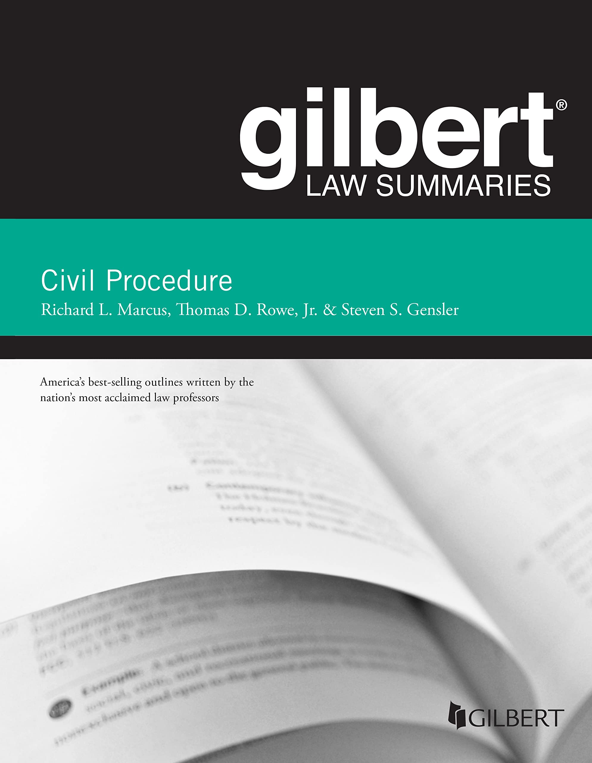 Gilbert Law Summary on Civil Procedure — used book cover