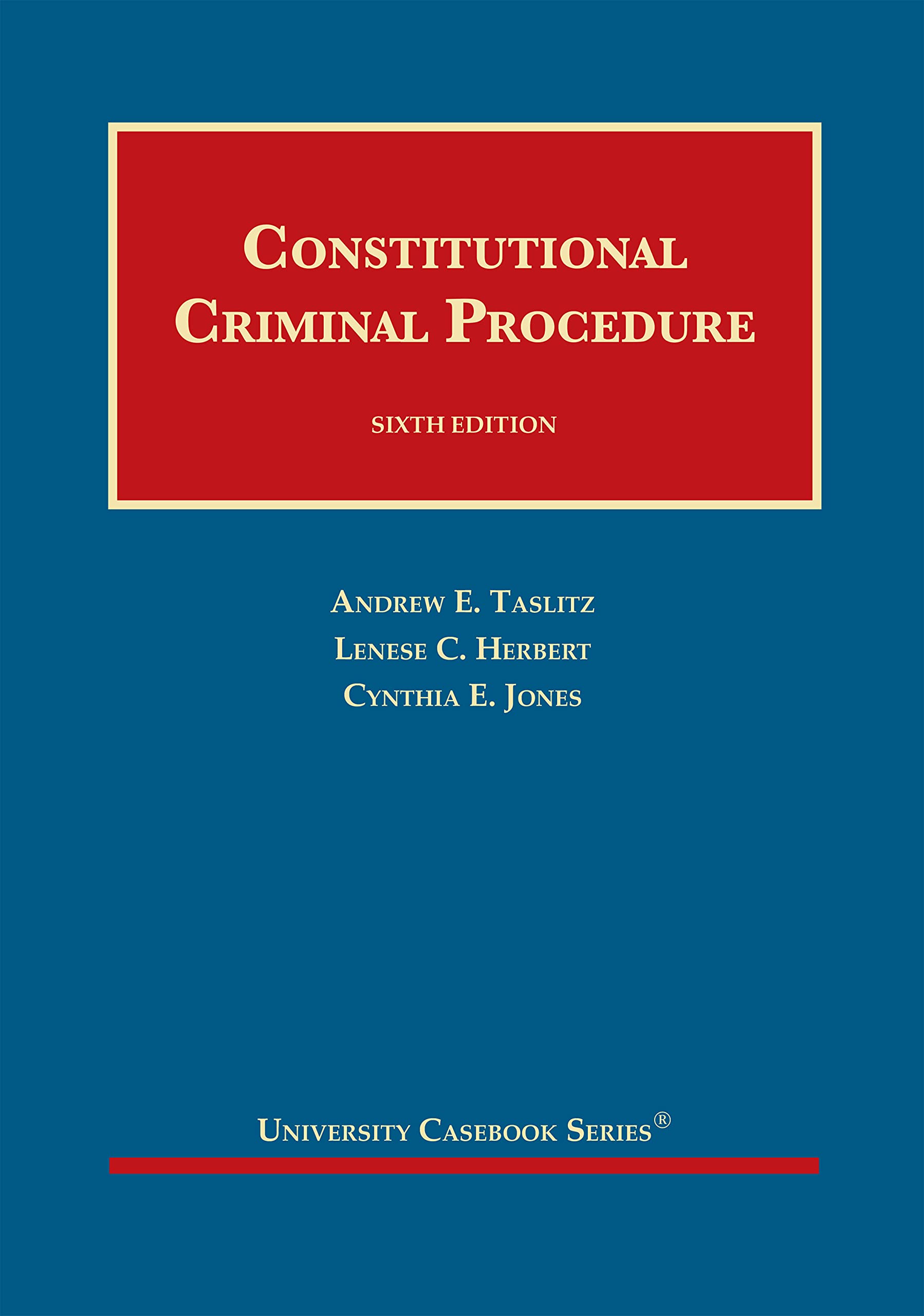 Constitutional Criminal Procedure — used book cover