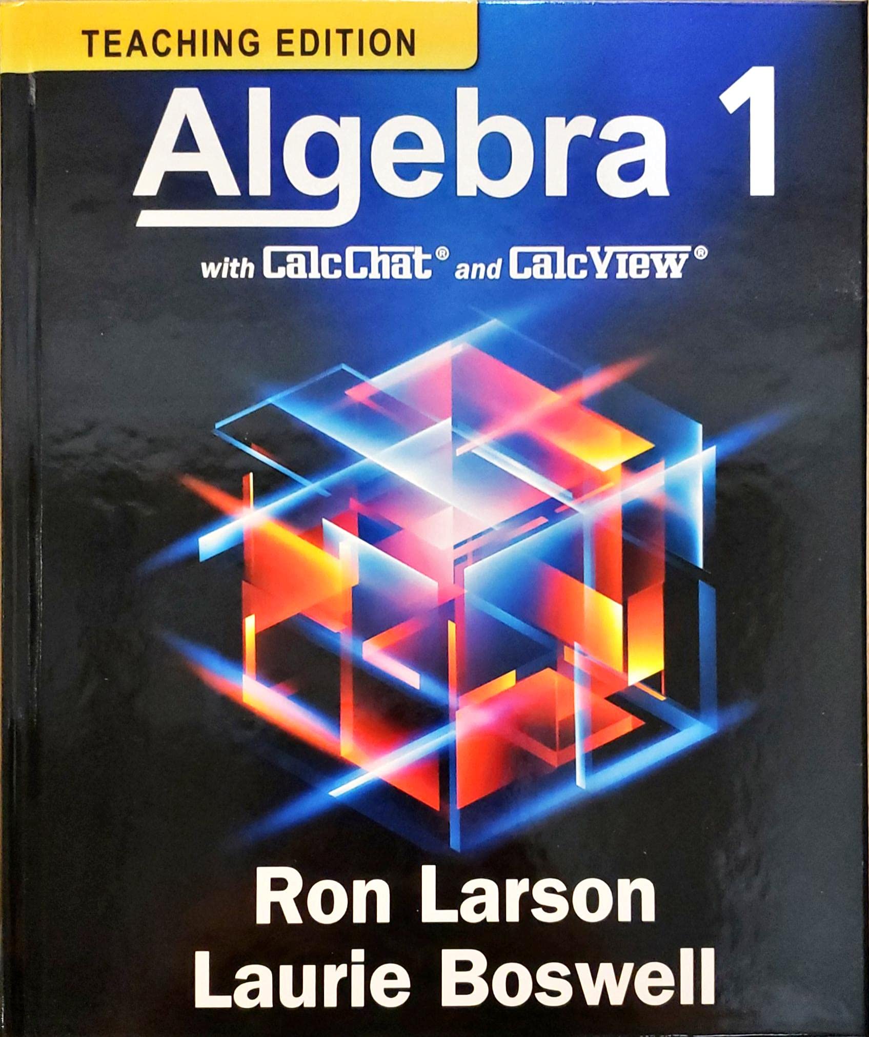 Algebra 1, w/CalcChat and CalcView, Teaching Edition, c.2022, 9781644329870, 1644329875 — used book cover
