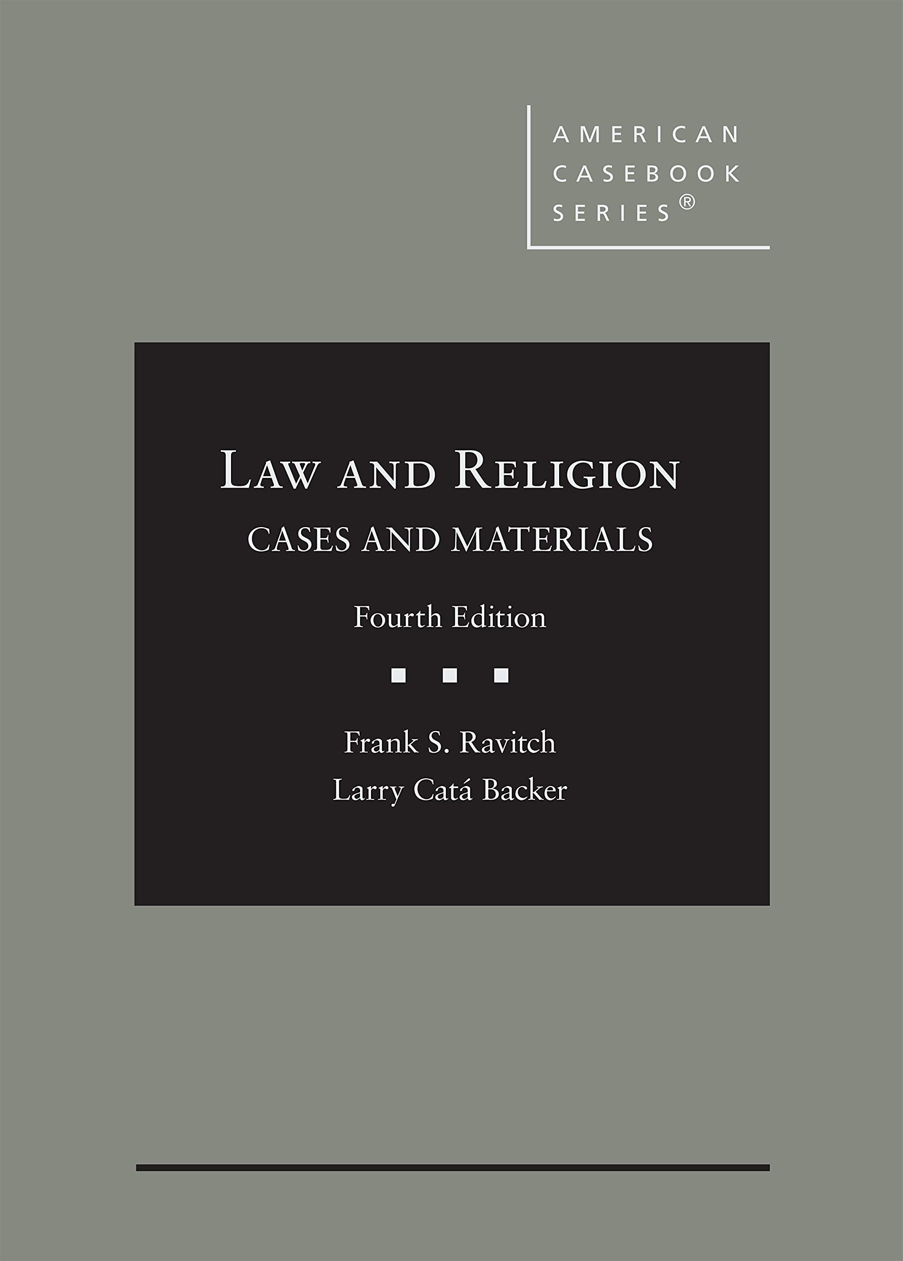 Law and Religion — used book cover