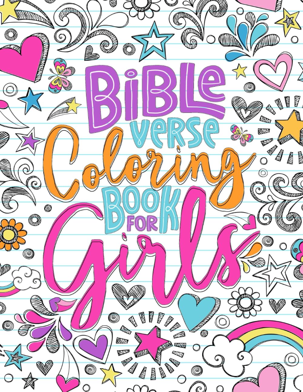 Bible Verse Coloring Book for Girls — used book cover