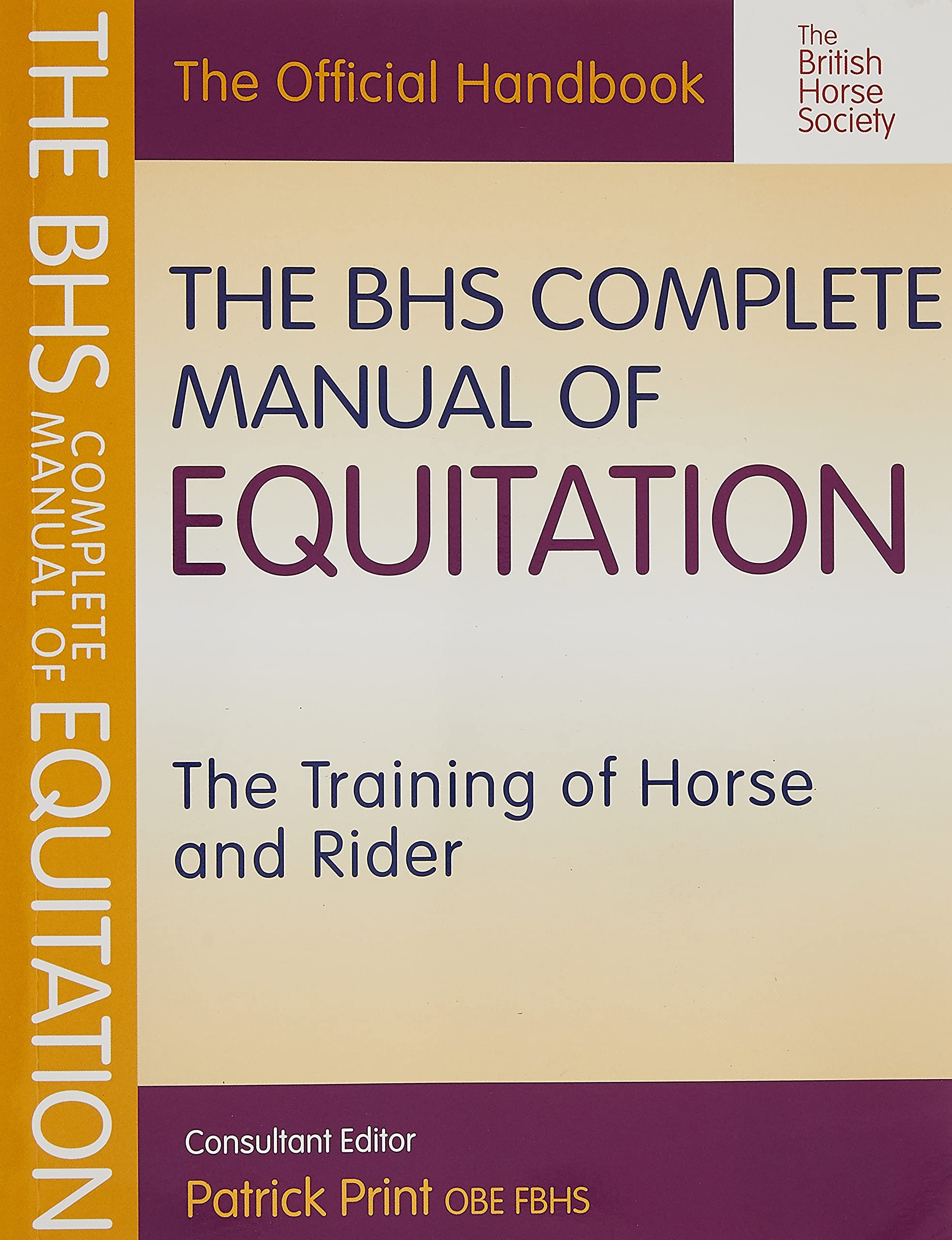 The BHS Complete Manual of Equitation — used book cover