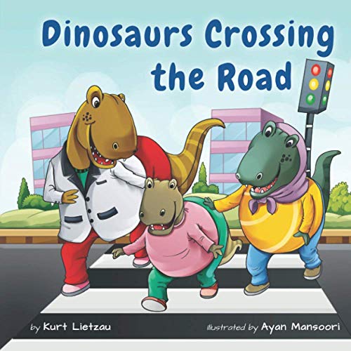 Dinosaurs Crossing the Road — used book cover