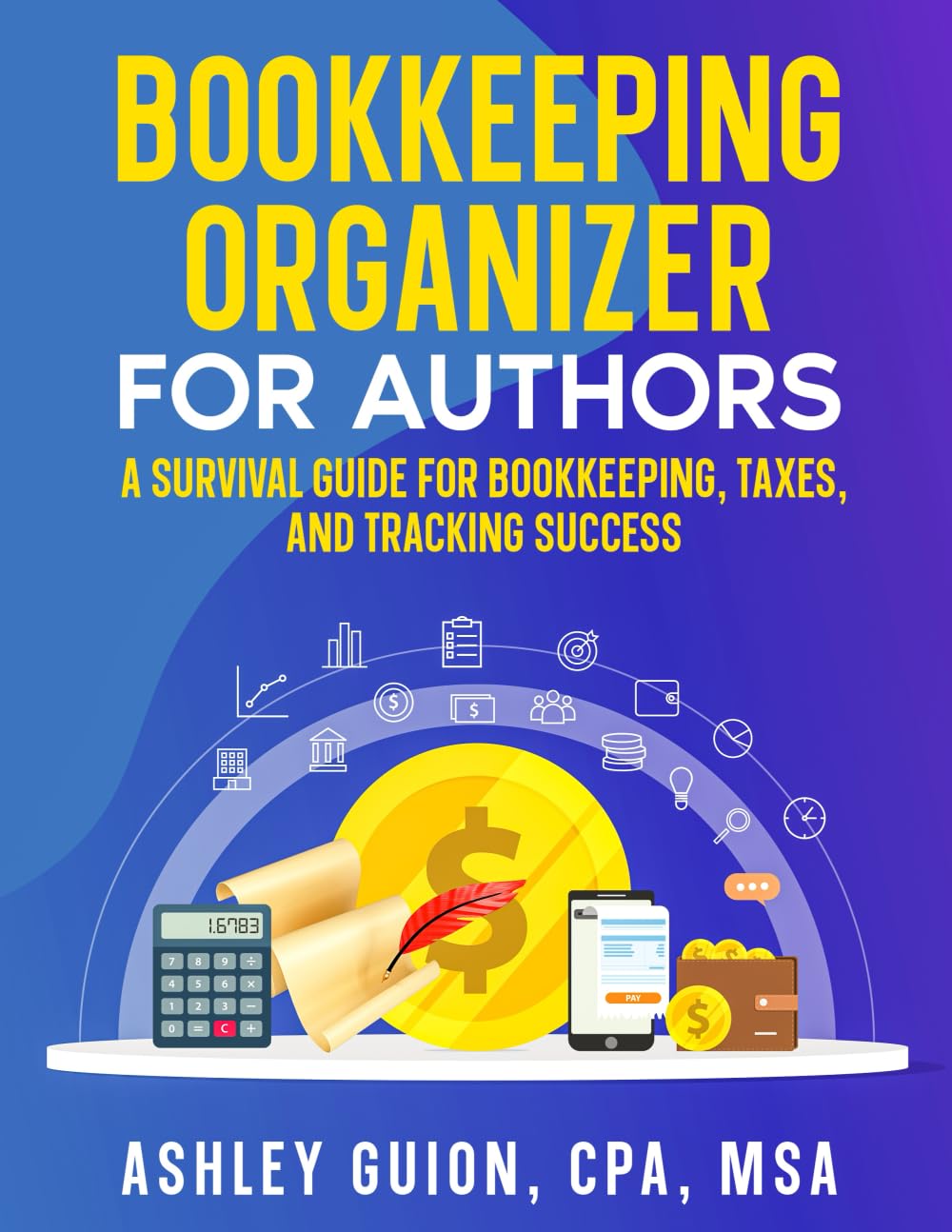 Bookkeeping Organizer for Authors — used book cover
