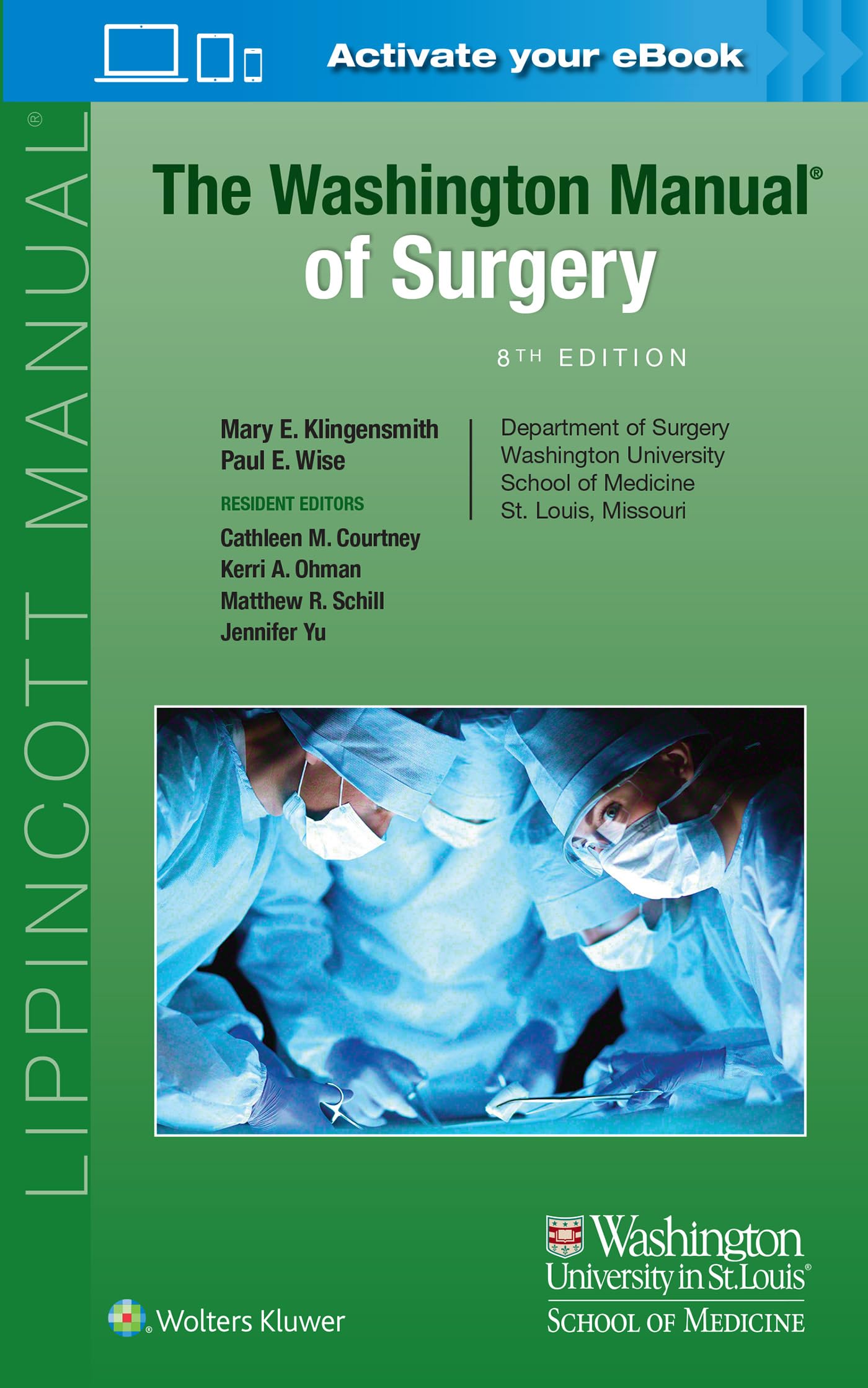 The Washington Manual of Surgery — used book cover