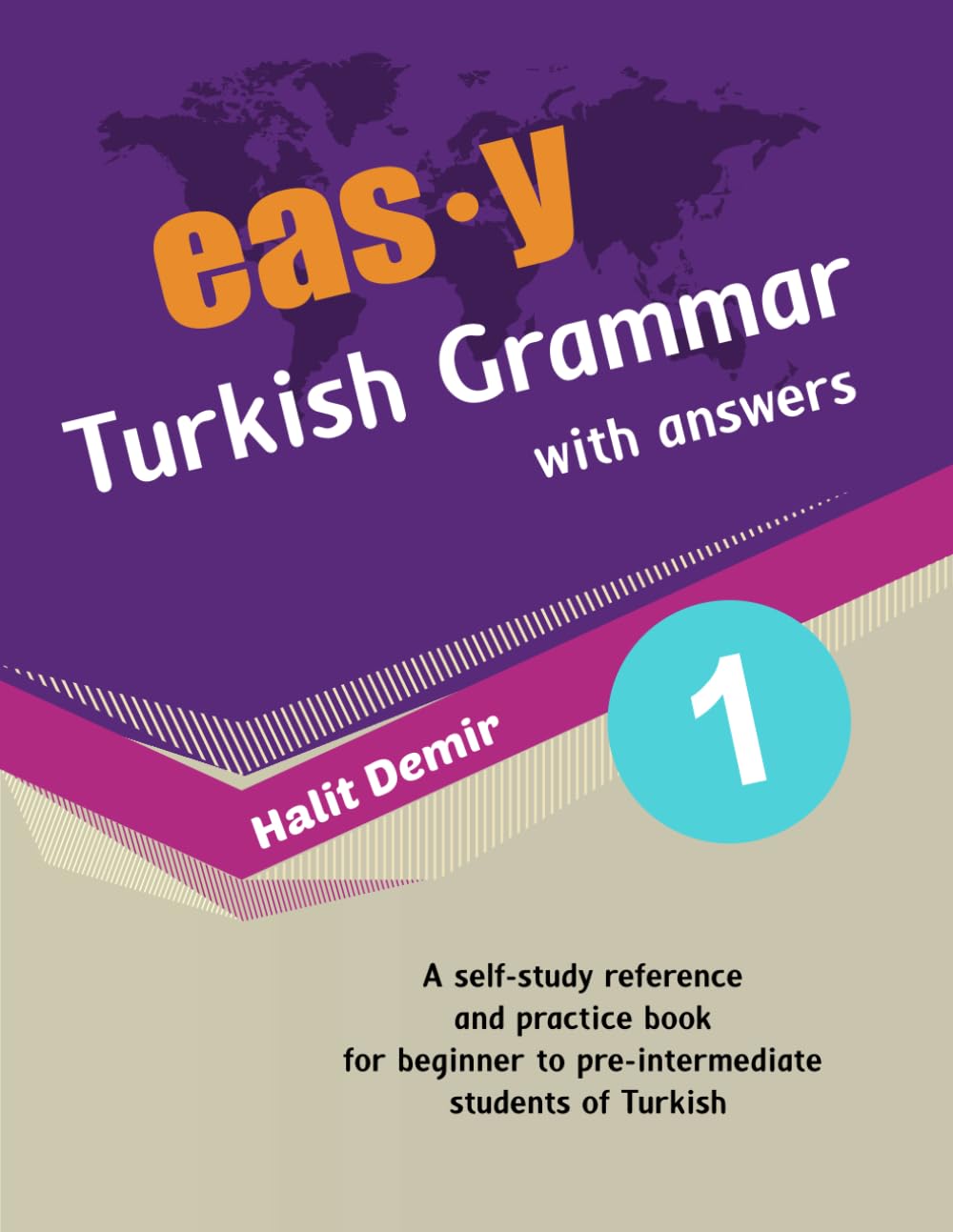 easy Turkish Grammar with answers — used book cover