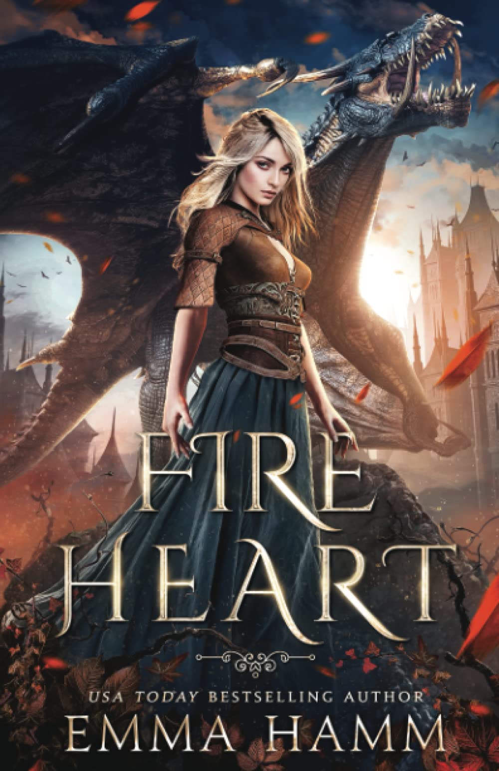 Fire Heart: A Dragon Fantasy Romance — used book cover
