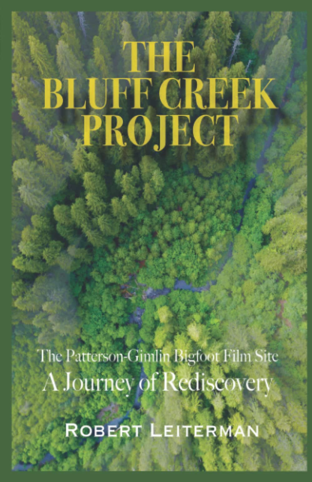 THE BLUFF CREEK PROJECT — used book cover