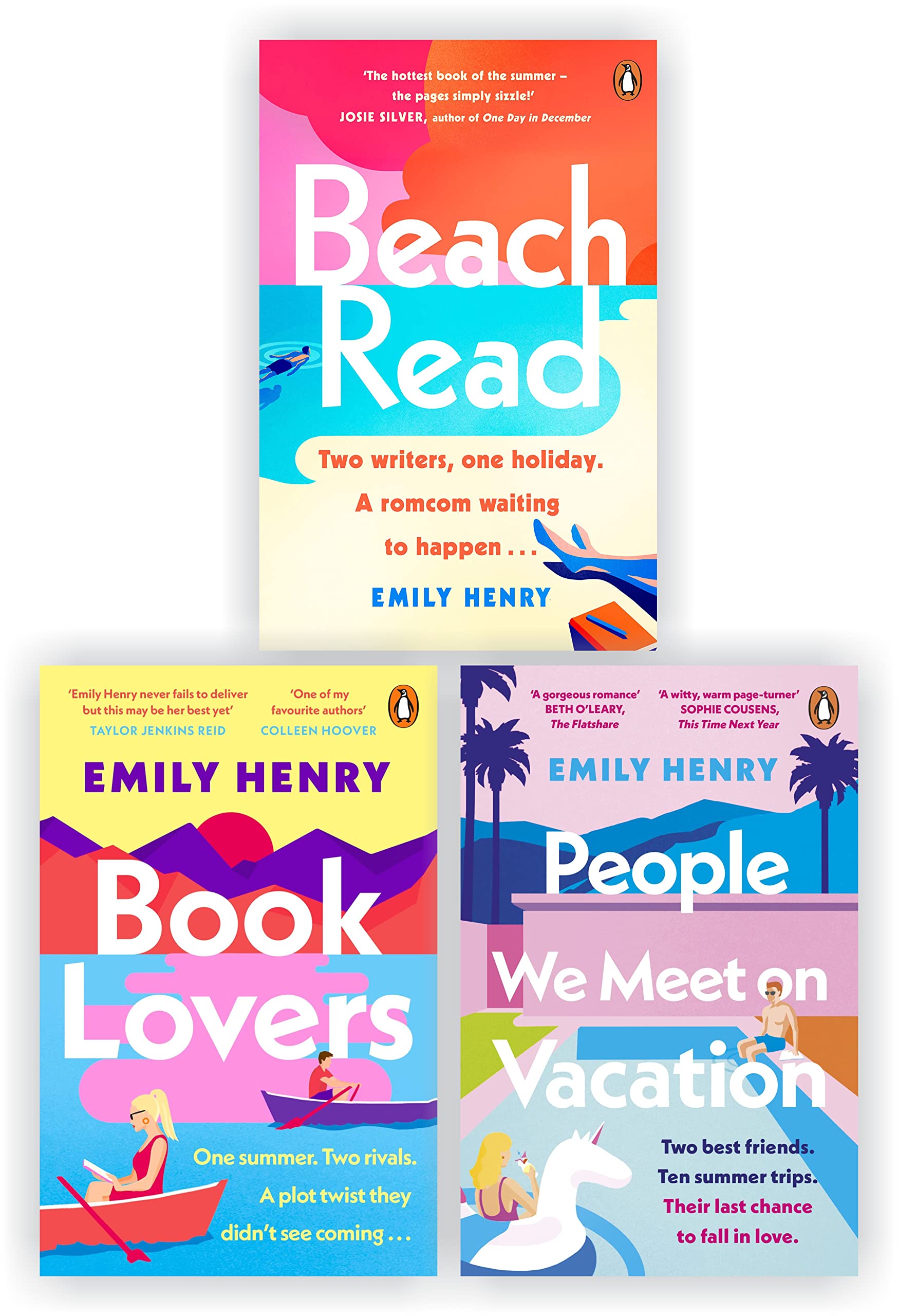 Emily Henry 3 Books Collection Set — used book cover