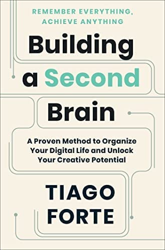 Bestseller_Building A Second Brain Tiago Forte (Building A Second Brain) Paperback — used book cover