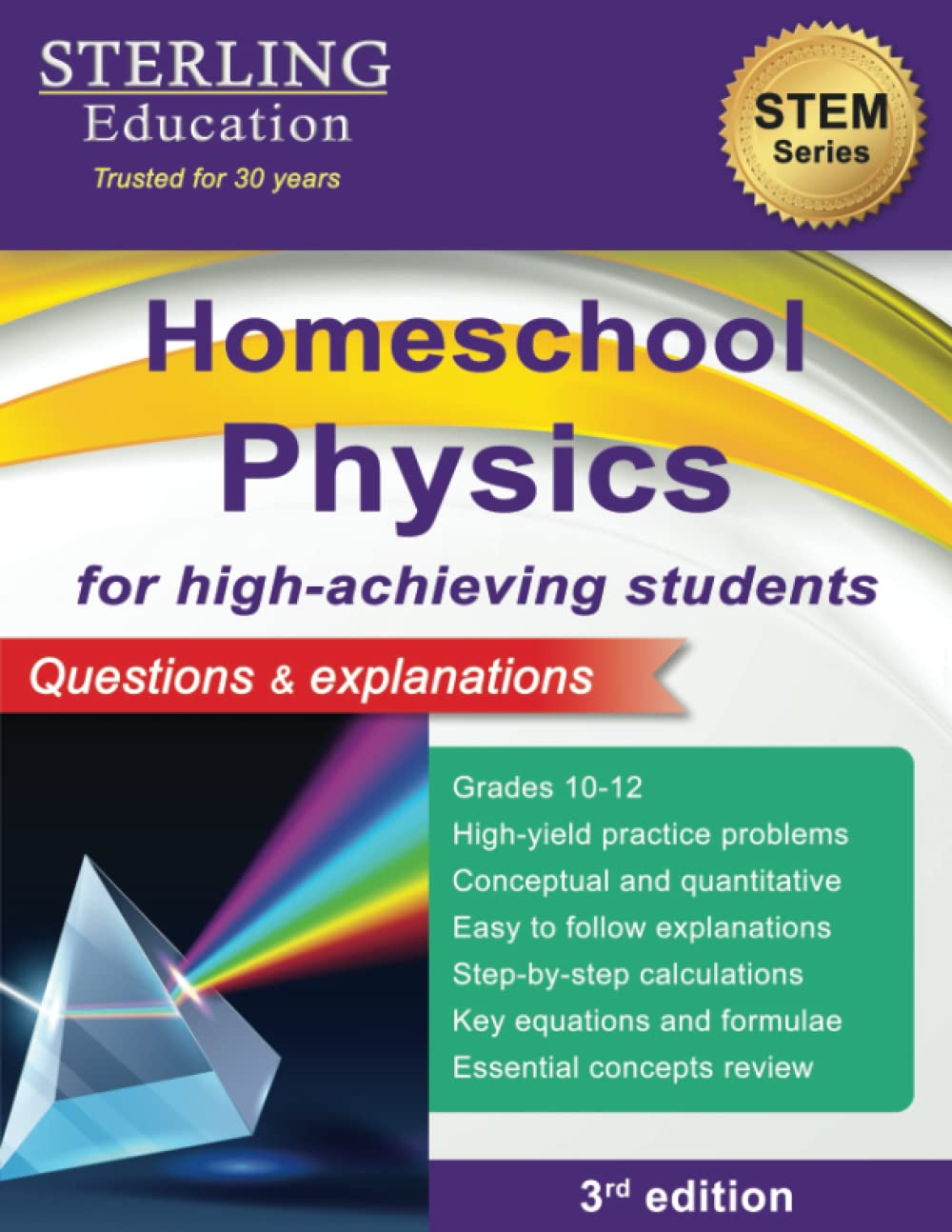 Homeschooling Physics for High-Achieving Students — used book cover