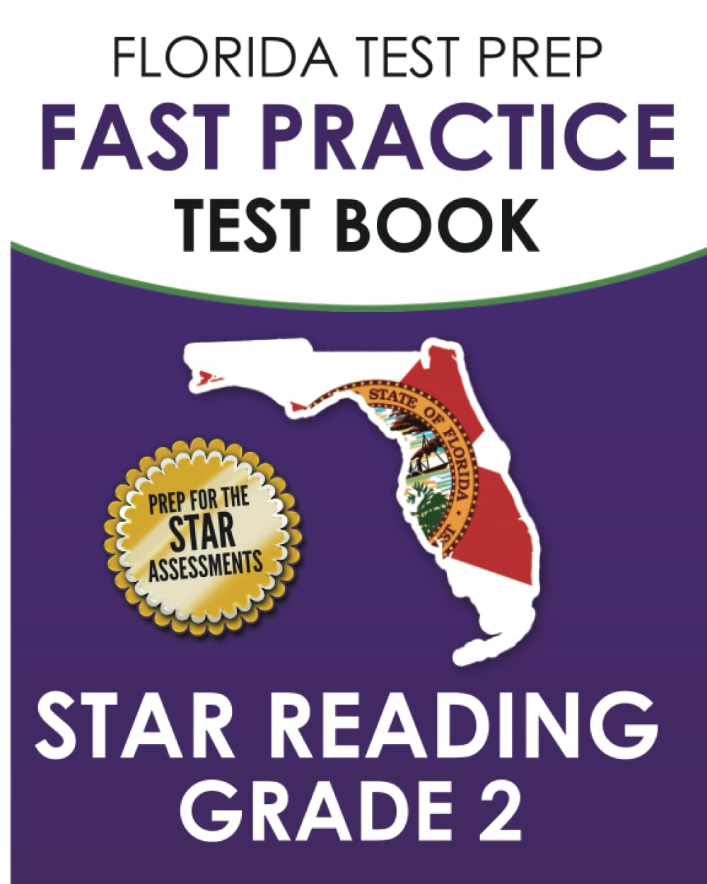 FLORIDA TEST PREP FAST Practice Test Book Star Reading Grade 2 — used book cover