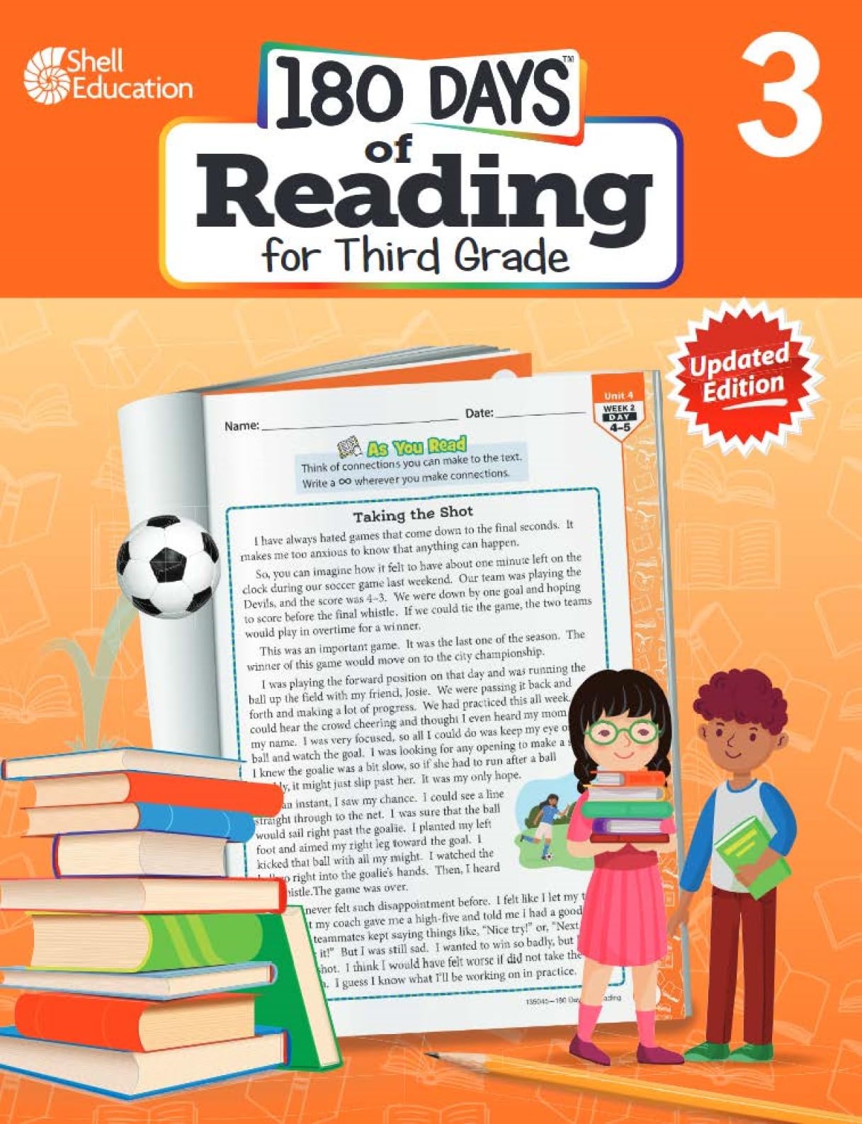180 Days™: Reading for 3rd Grade 2nd Edition Practice Workbook for Classroom and Home, Cool and Fun Practice Created by Teachers (180 Days of Practice)