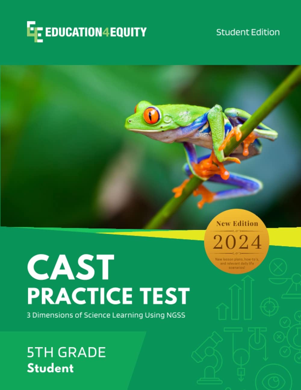 CAST Practice Test - 5th Grade Student Edition — used book cover