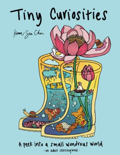 Tiny Curiosities: A Coloring Book and a Peek Into a Small Wondrous World — used book cover