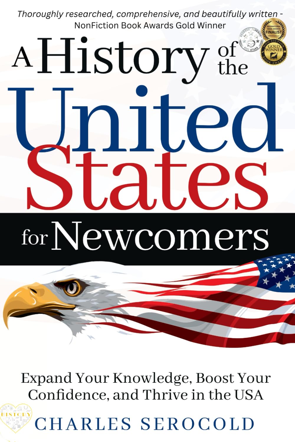 A History of the United States for Newcomers — used book cover