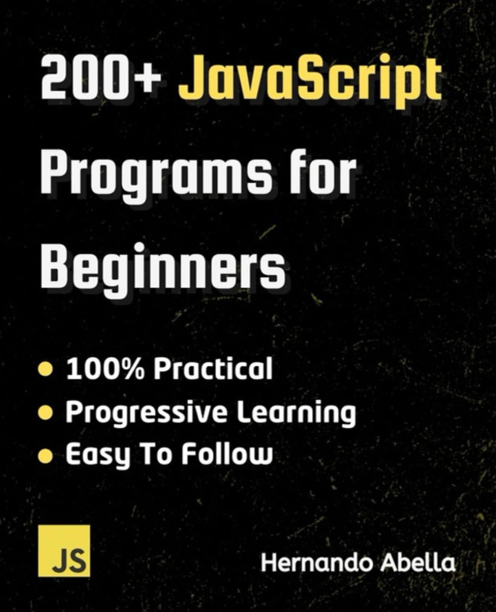 200+ JavaScript Programs for Beginners — used book cover
