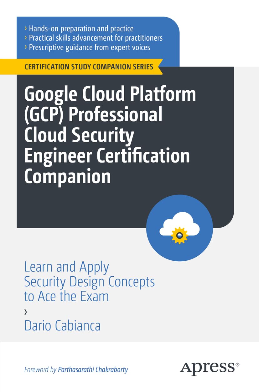 Google Cloud Platform (GCP) Professional Cloud Security Engineer Certification Companion — used book cover