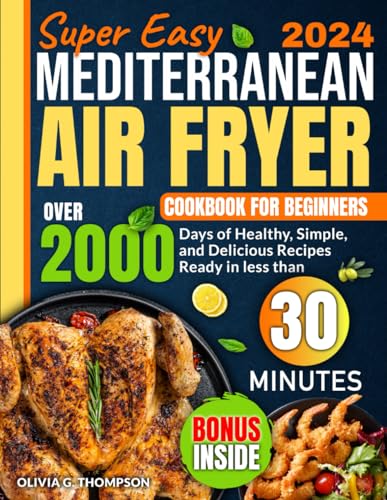 Super Easy Mediterranean Air Fryer For Beginners — used book cover